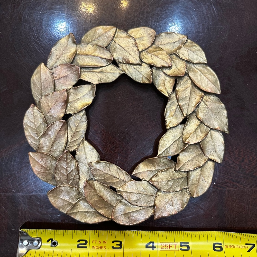 Michael Michaud table art - leaf trivet or hanging